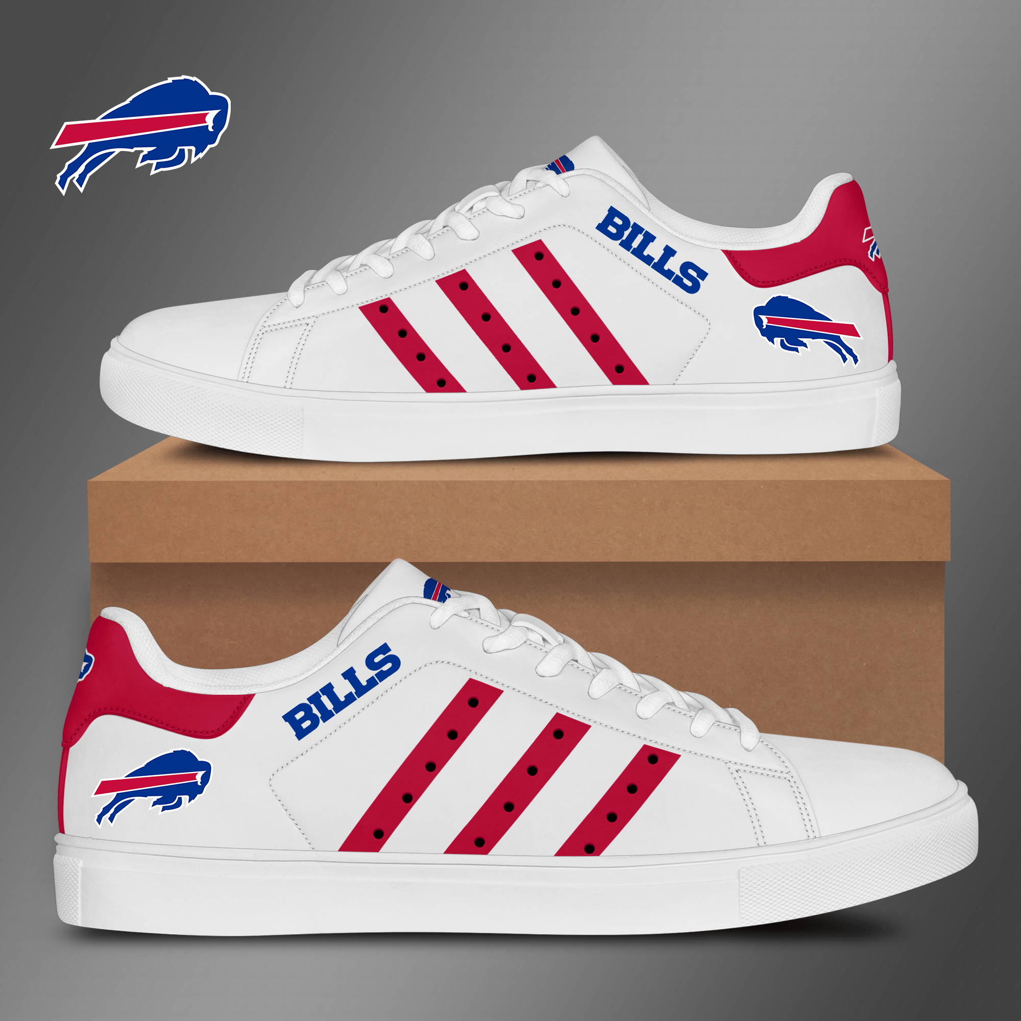 Buffalo Bills Low Top Shoes V2 (Copy)