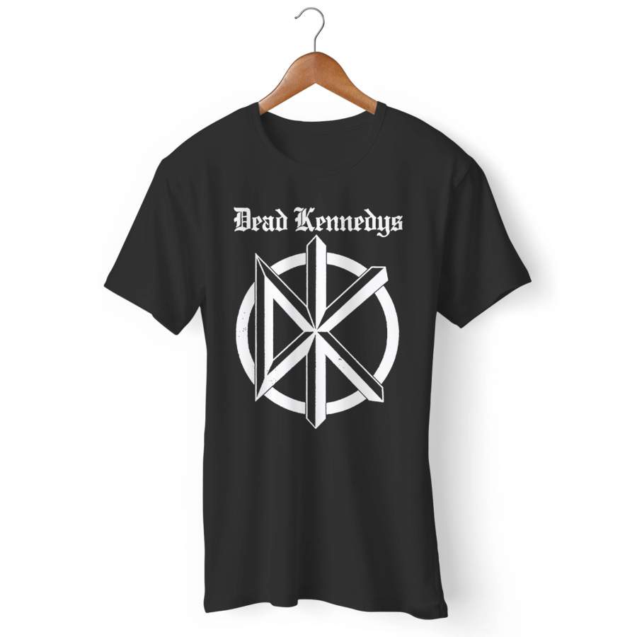 Dead Kennedys Distressed Old English Logo Man’s T-Shirt