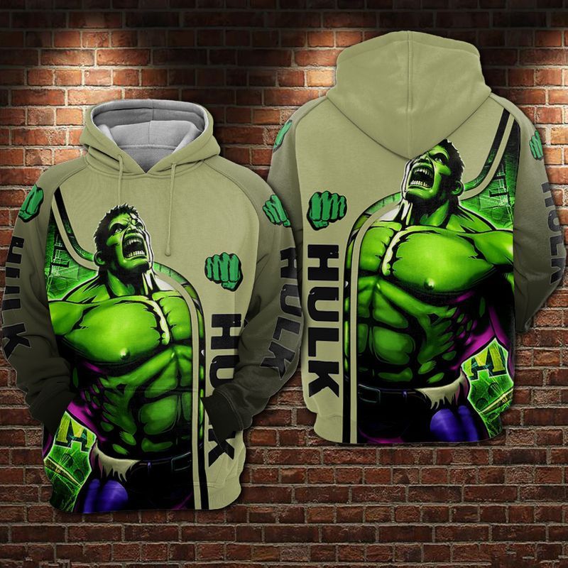 Unifinz Mv Hoodie The Incredible Hulk Angry Green Hoodie 2022