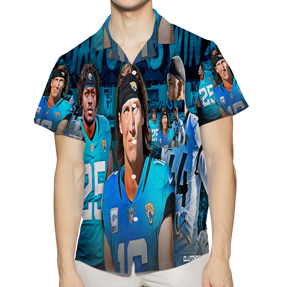 Jacksonville Jaguars Team V6 3D All Over Print Summer Beach Hawaiian Shirt With Pocket