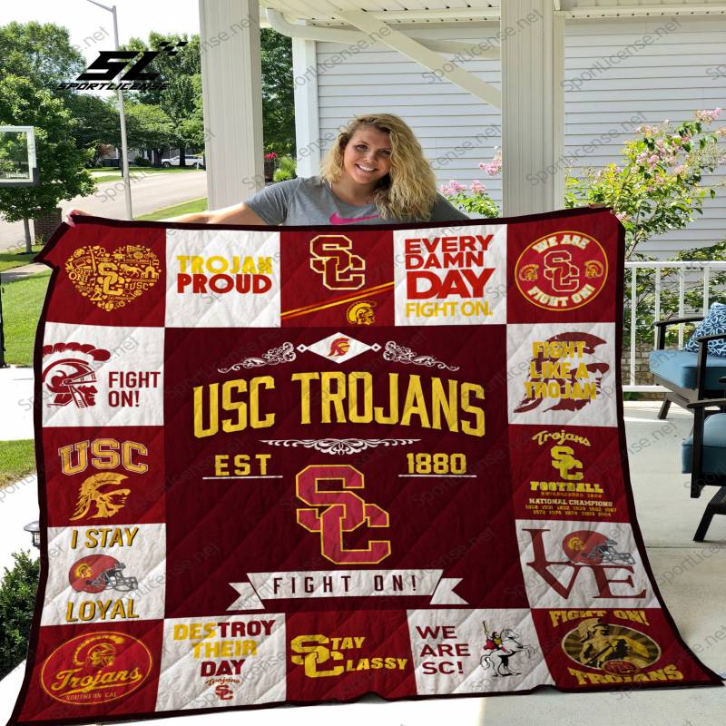 USC Trojans Plush Raschel Throw/Blanket | eBay