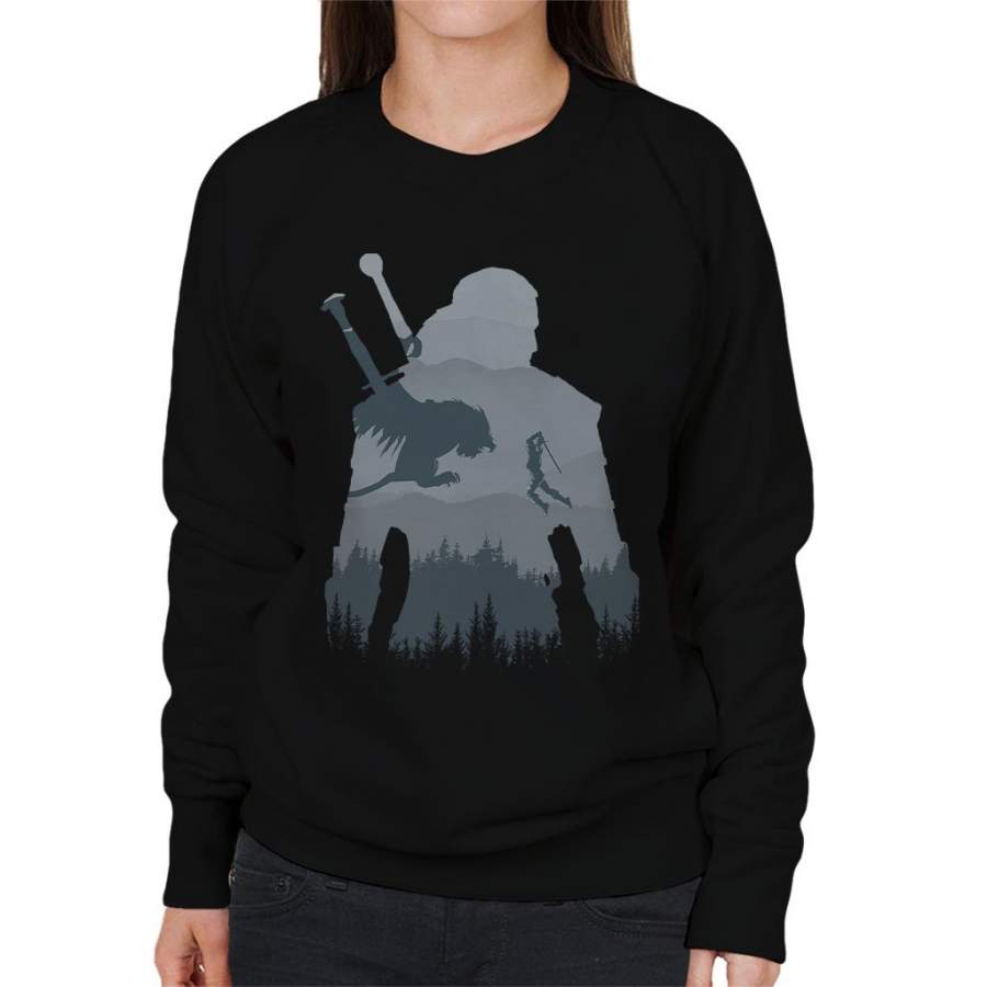 Wild Silhouette The Witcher Women’s Sweatshirt