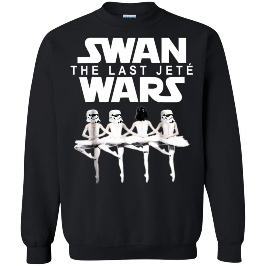 AGR Swan The Last Jete’ Wars Shirt G180 Gildan Crewneck Pullover Sweatshirt  8 oz.