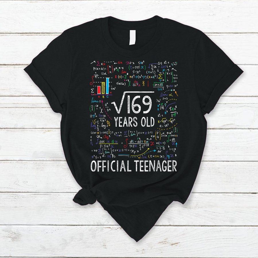 Square Root Of 169 13 Years Old Official Teenager Birthday