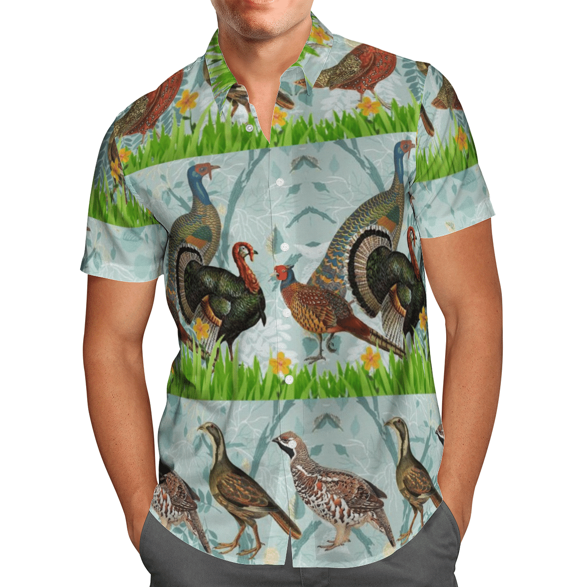 Turkey Christmas Hawaiian Shirt