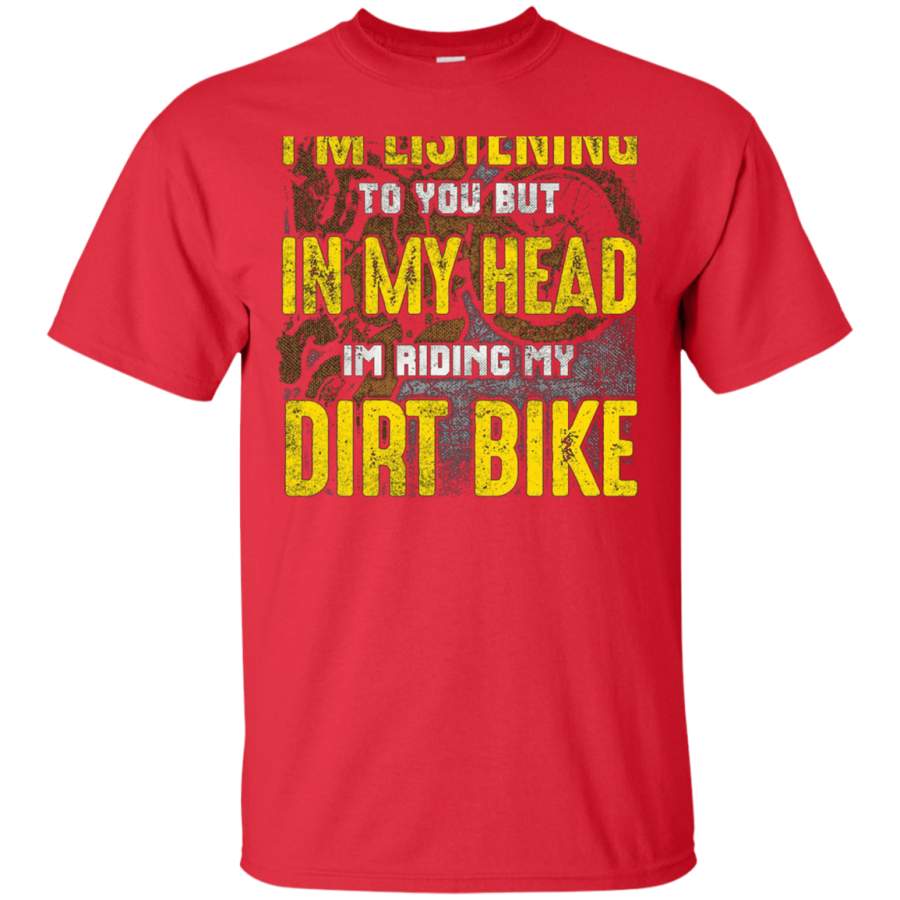 AGR Dirtbike Shirt Funny Dirt Bike Might Look Like I’m Listening