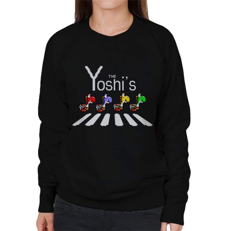 The Yoshis Super Mario Abbey Road Women’s Sweatshirt