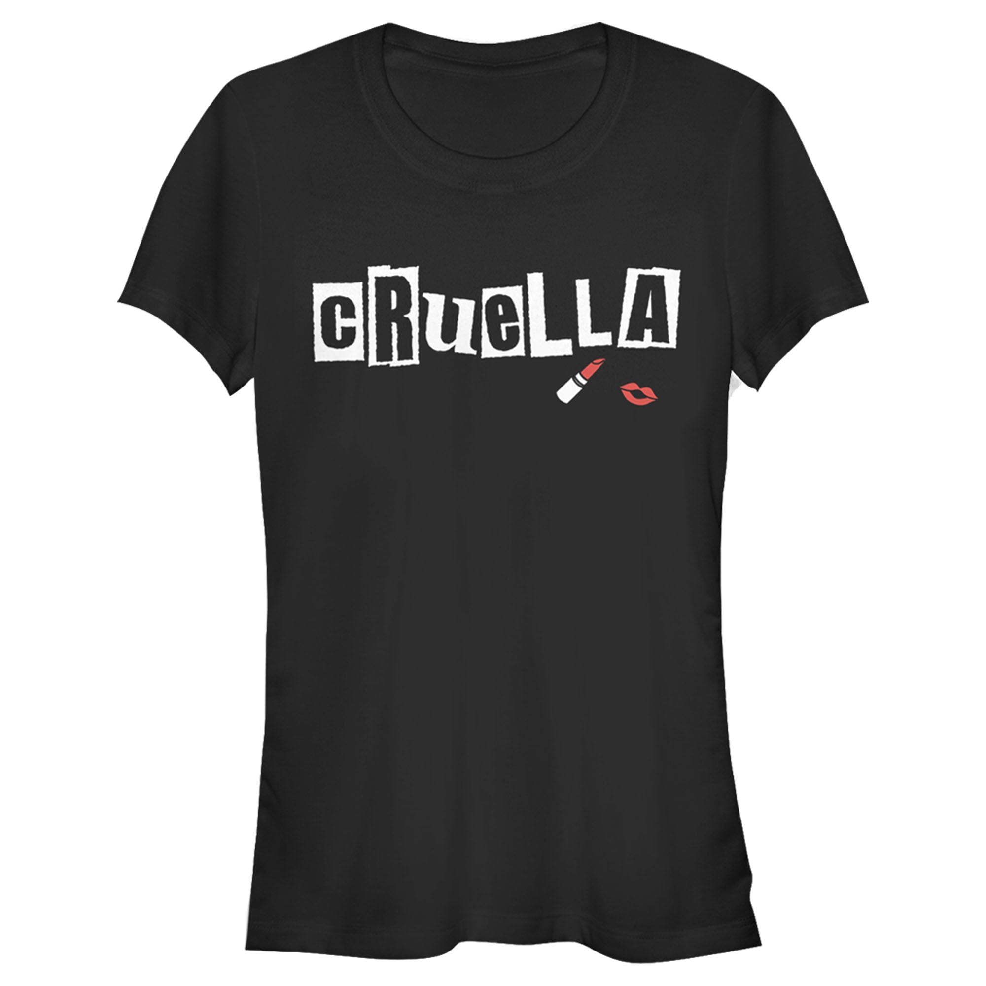 Cruella Junior’S Lipstick Logo  T-Shirt