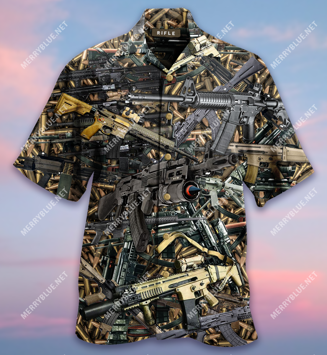 The Quickest Way To A Man’s Heart Is 2970 Feet Per Second Unisex Hawaiian Shirt