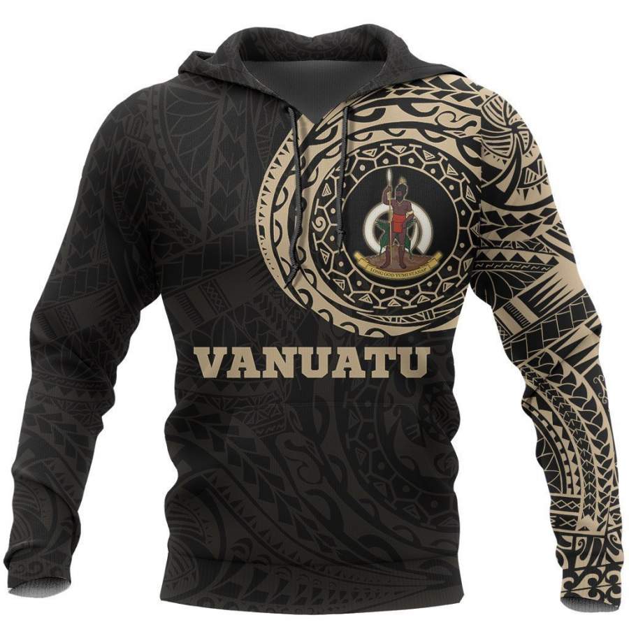 Vanuatu in My Heart – Tattoo Style Hoodie NVD1188