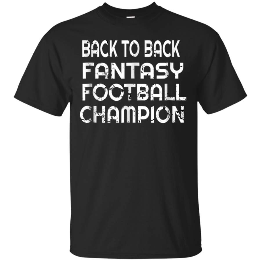 AGR Back To Back Fantasy Football Champ Funny Winner Shirt