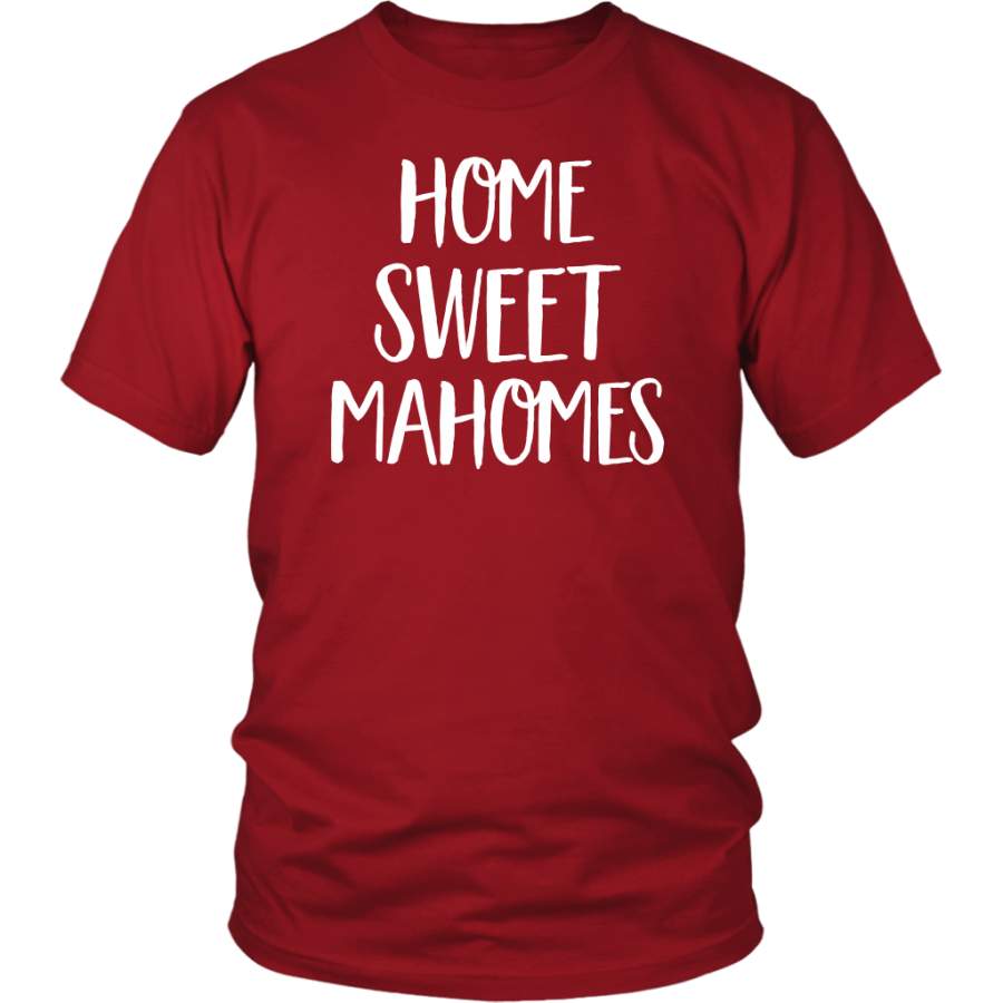 Patrick Home Sweet Mahomes Scripts Kansas City KC Football shirt