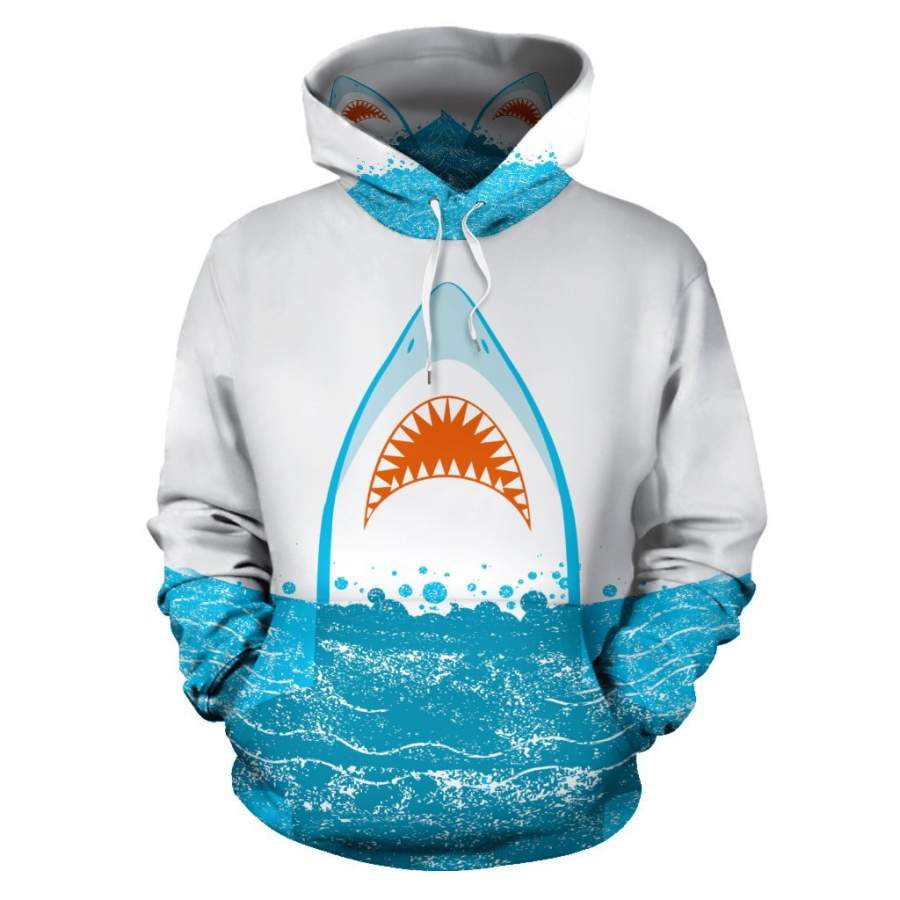 Sharks Breaching Pullover Hoodie