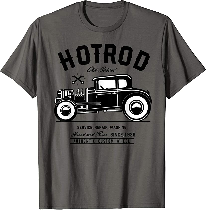 Vintage Hot Rod Old School Speed and Power Shirt for Men T-Shirt