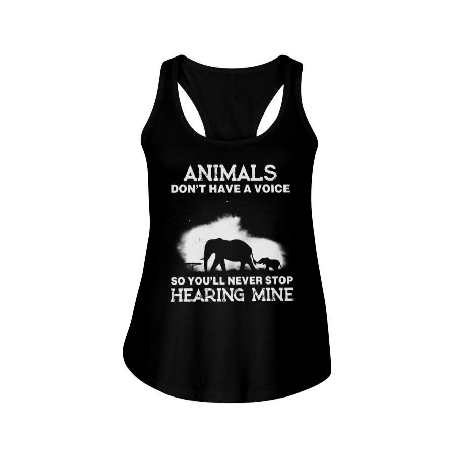 You’ll Never Stop Hearing Mine For Elephant Lovers Ladies Flowy Tank