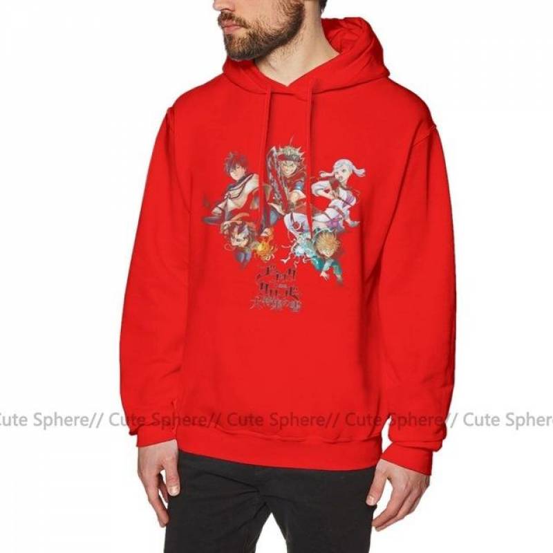 Black Clover Asta Yuno Noelle and Others Pullover Hoodie
