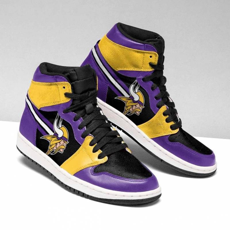 Minnesota Vikings Jordan Sneakers Shoes T1309-13