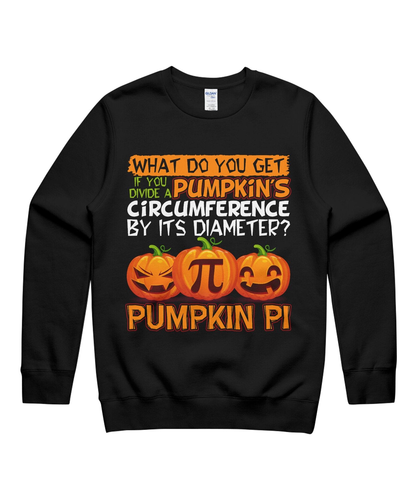 Halloween Pumpkin’S Circumference Pumpkin Pi Math Pun Mathematic Unisex Crewneck Sweatshirt