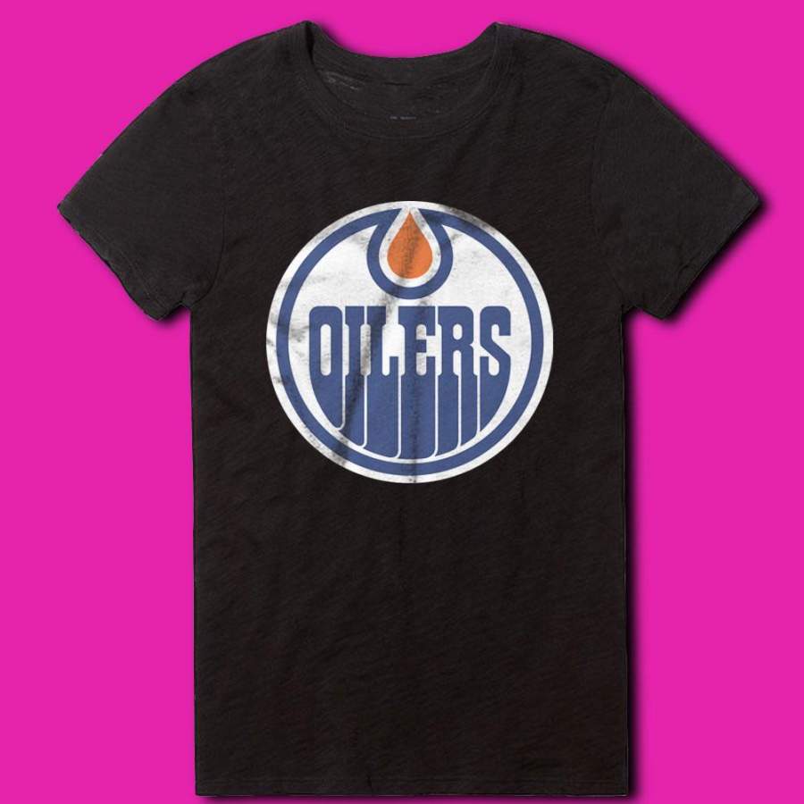 Edmonton Oilers Logo Women’S T Shirt