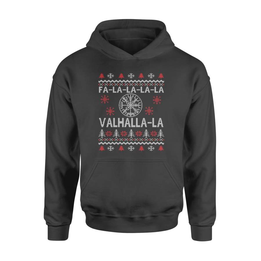 Vegvisir Compas Valhalla Ugly Christmas Viking T Shirt – Standard Hoodie