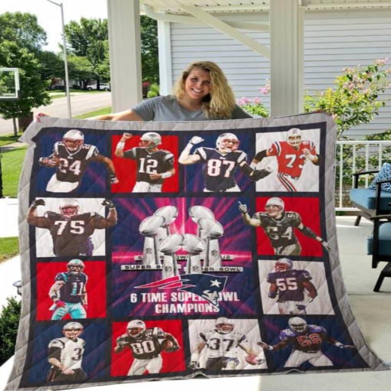 New England Patriots Quilt Blanket 01