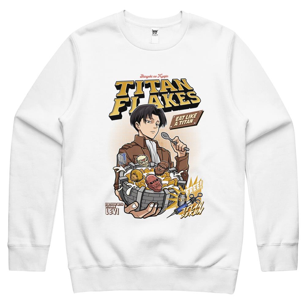 Titan Flakes Crewneck Sweatshirt