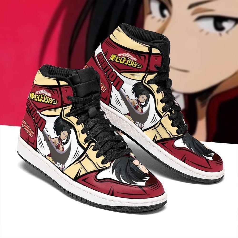 Momo Yaoyorozu Skill My Hero Academia Anime Air 2021 Shoes Sport Sneakers Air Jordan High Sneakers Sport Sneakers