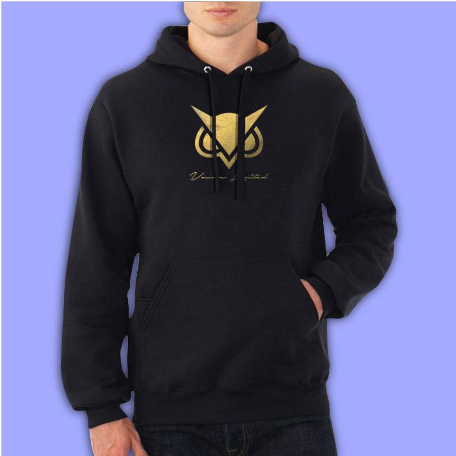 Vanoss Owl Logo Gold Foil Men’S Hoodie