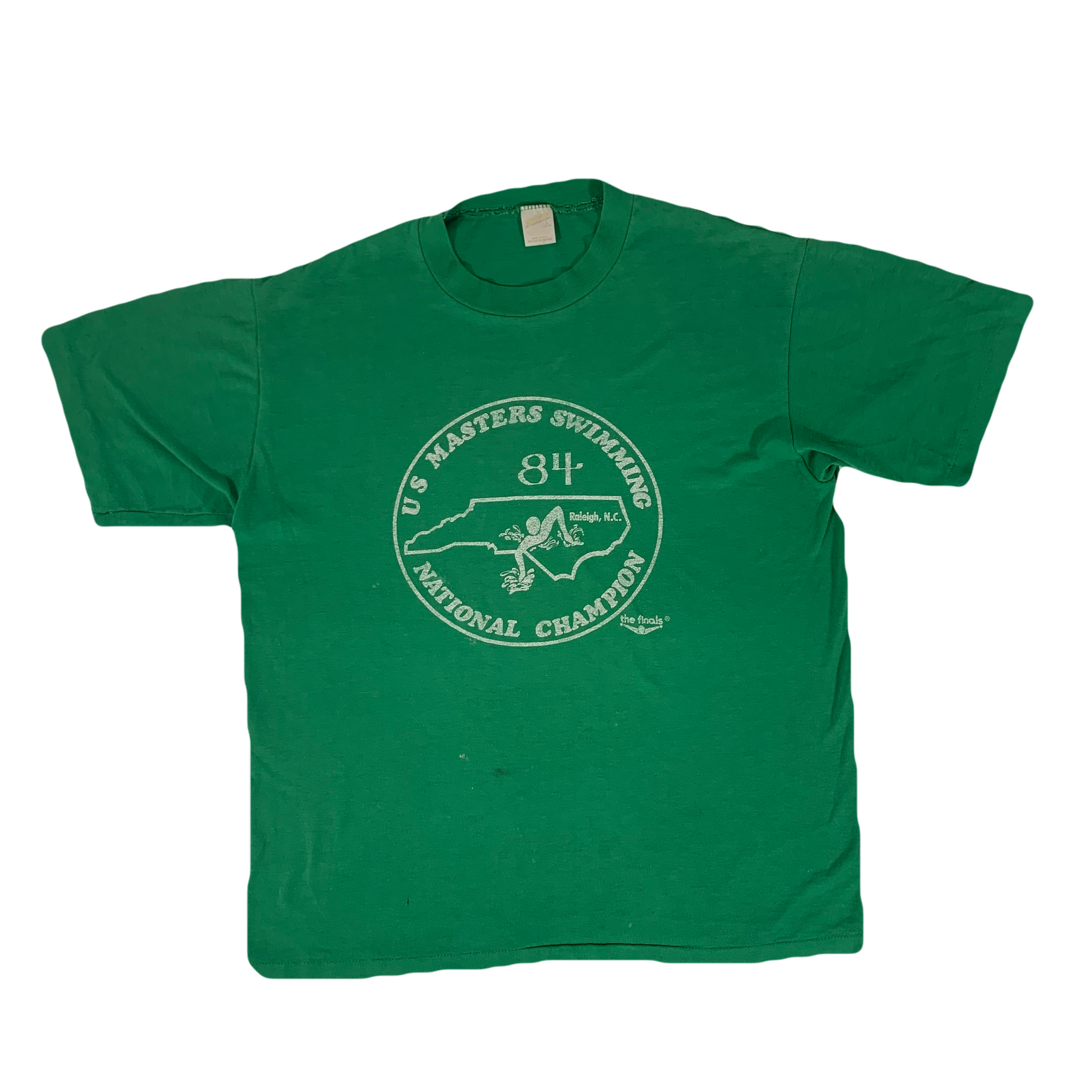 Vintage US Masters Swimming “National Champion” Raleigh, NC T-Shirt