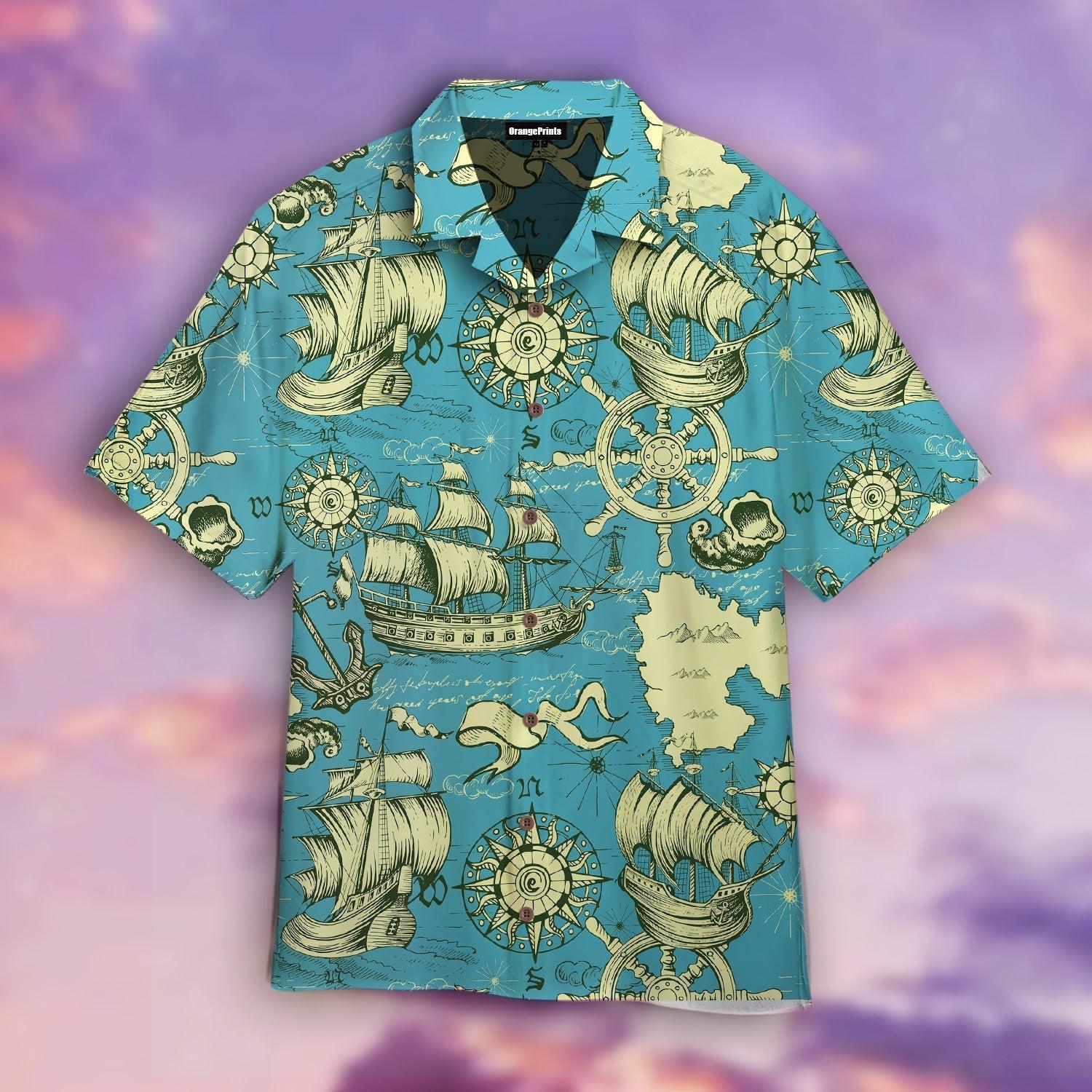 Vintage Sailboat Adventures Hawaii Shirt For Men Women Ha9806