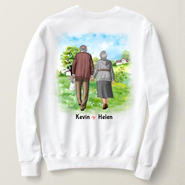 Personalized Couple Sweatshirt – Anniversary Gifts For Couples – Mr And Mrs Shirts