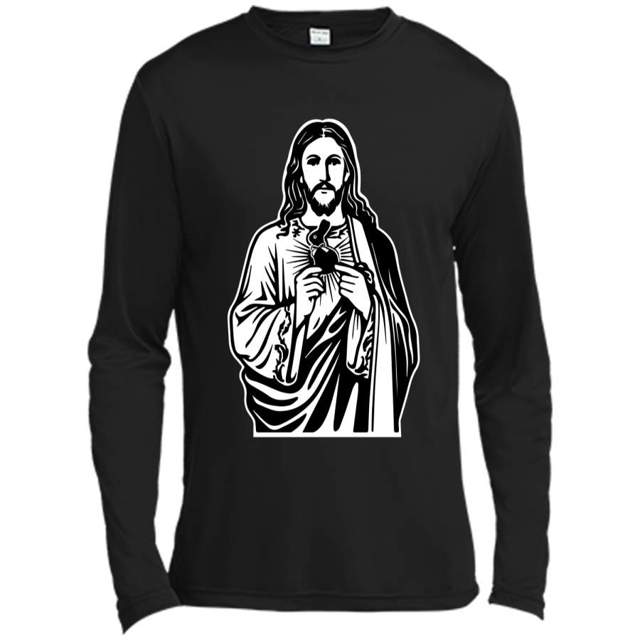 Jesus Bunny Easter T-shirt Long Sleeve Moisture Absorbing Shirt