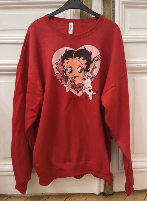 Vintage Betty Boop animated cartoon Forever Friend Sweatshirt Crewneck t shirt  For Men  For Women