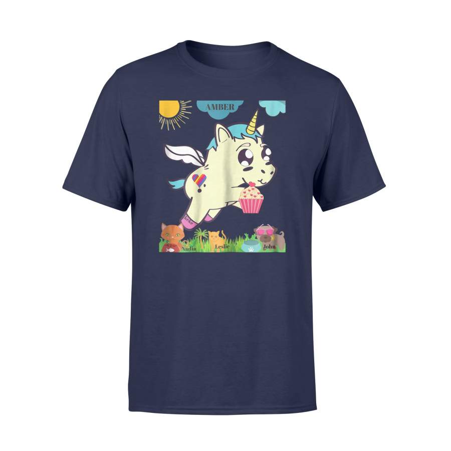 Amber Cupcake Unicorn T Shirt