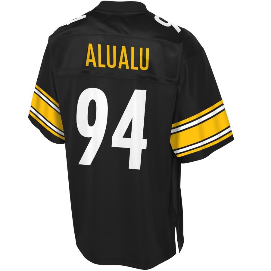 Tyson Alualu Pittsburgh Steelers NFL Pro Line Team Color Player Jersey – Black