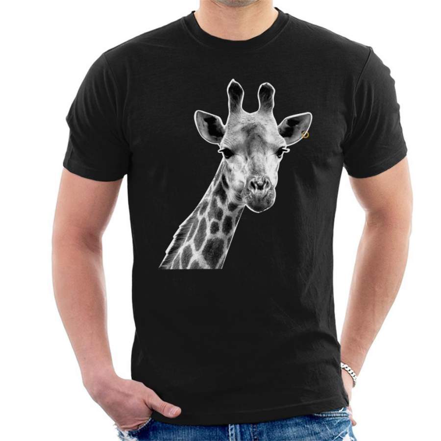 Earring Giraffe Men’s T-Shirt