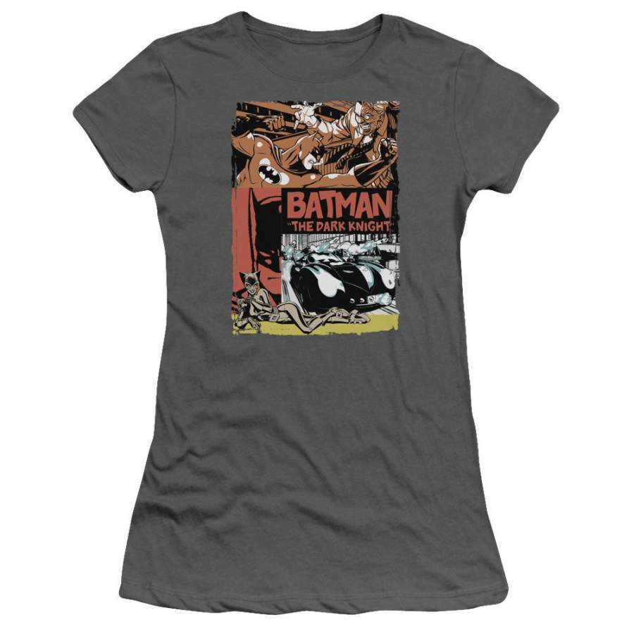 Batman – Old Movie Poster Short Sleeve Junior Sheer