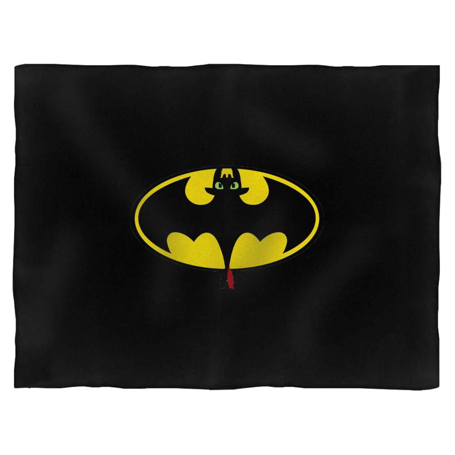 handmade fleece blanket inspired toothless throw size