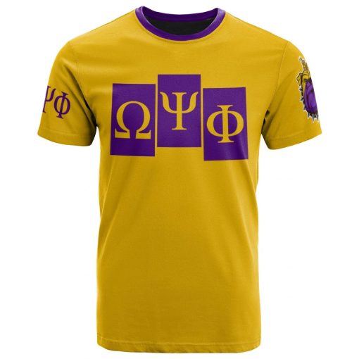 Omega Psi Phi T-Shirt – Fraternity Bull Dog Style T-Shirt