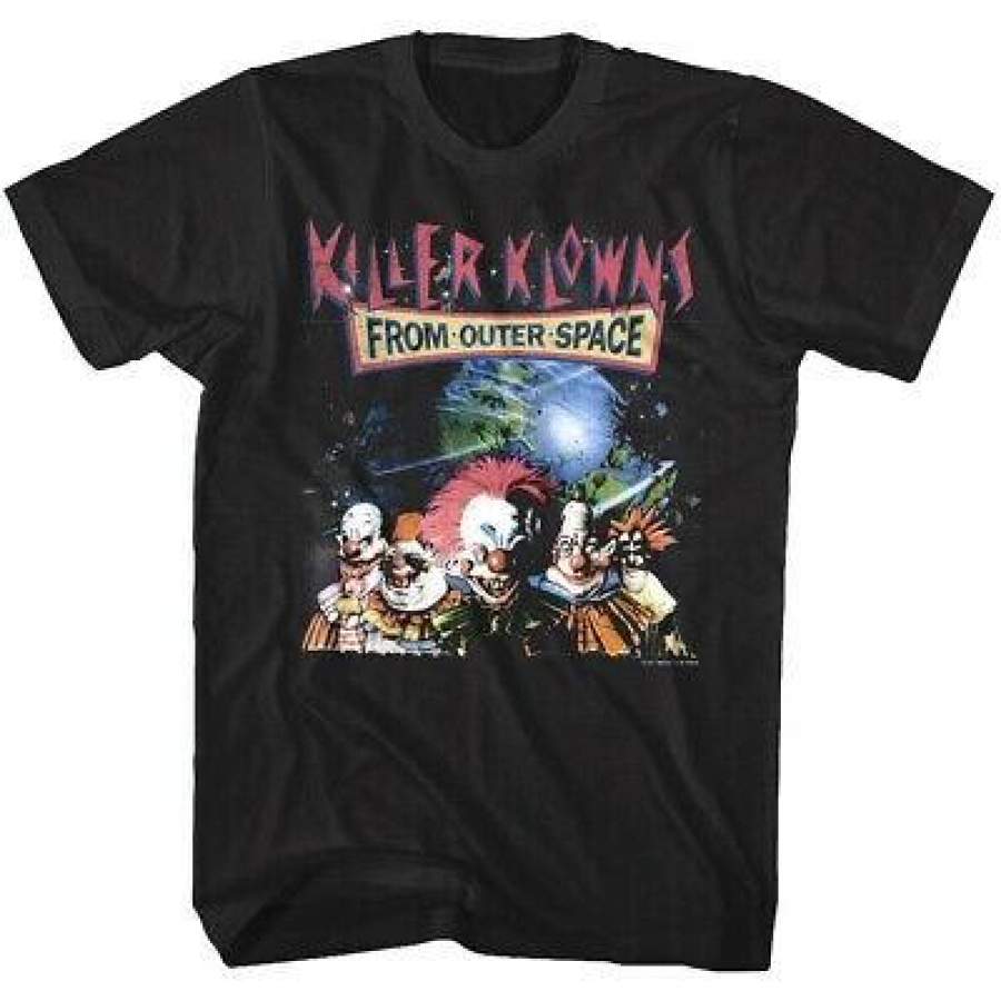 Killer Klowns From Outer Space Movie Poster Men’s  It’s Crazy Clown T-Shirt