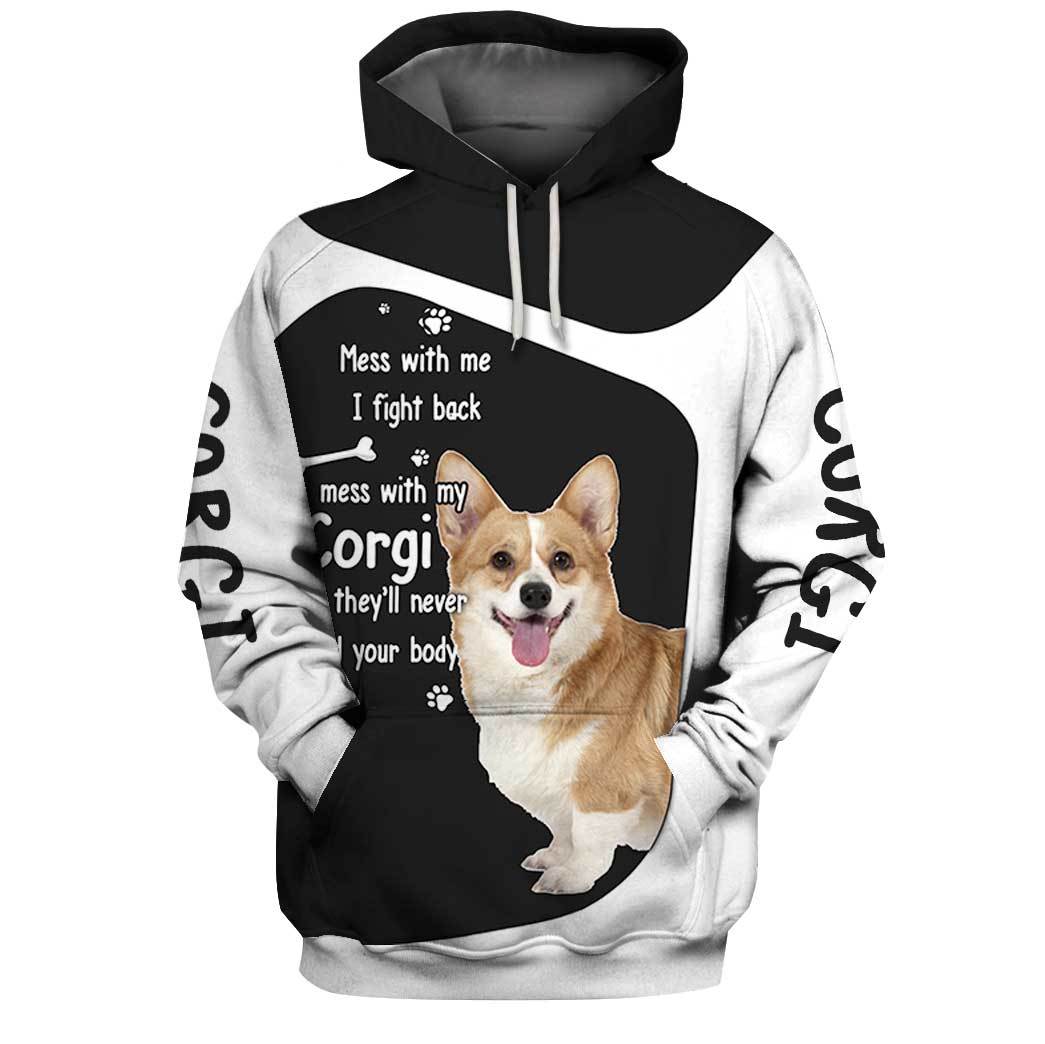 Mess With My Corgi! 3D Full Printing