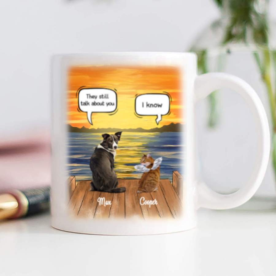 Personalized – Dogs/Cats/Rabbits Conversation – Choose up to 4 Dogs/Cats/Rabbits – Mug