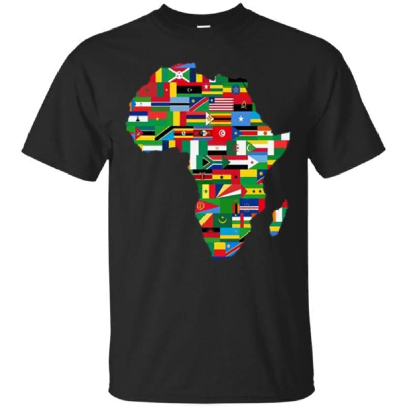 Africa T-Shirt Proud African Country Flags Continent Love T shirt hoodie sweater