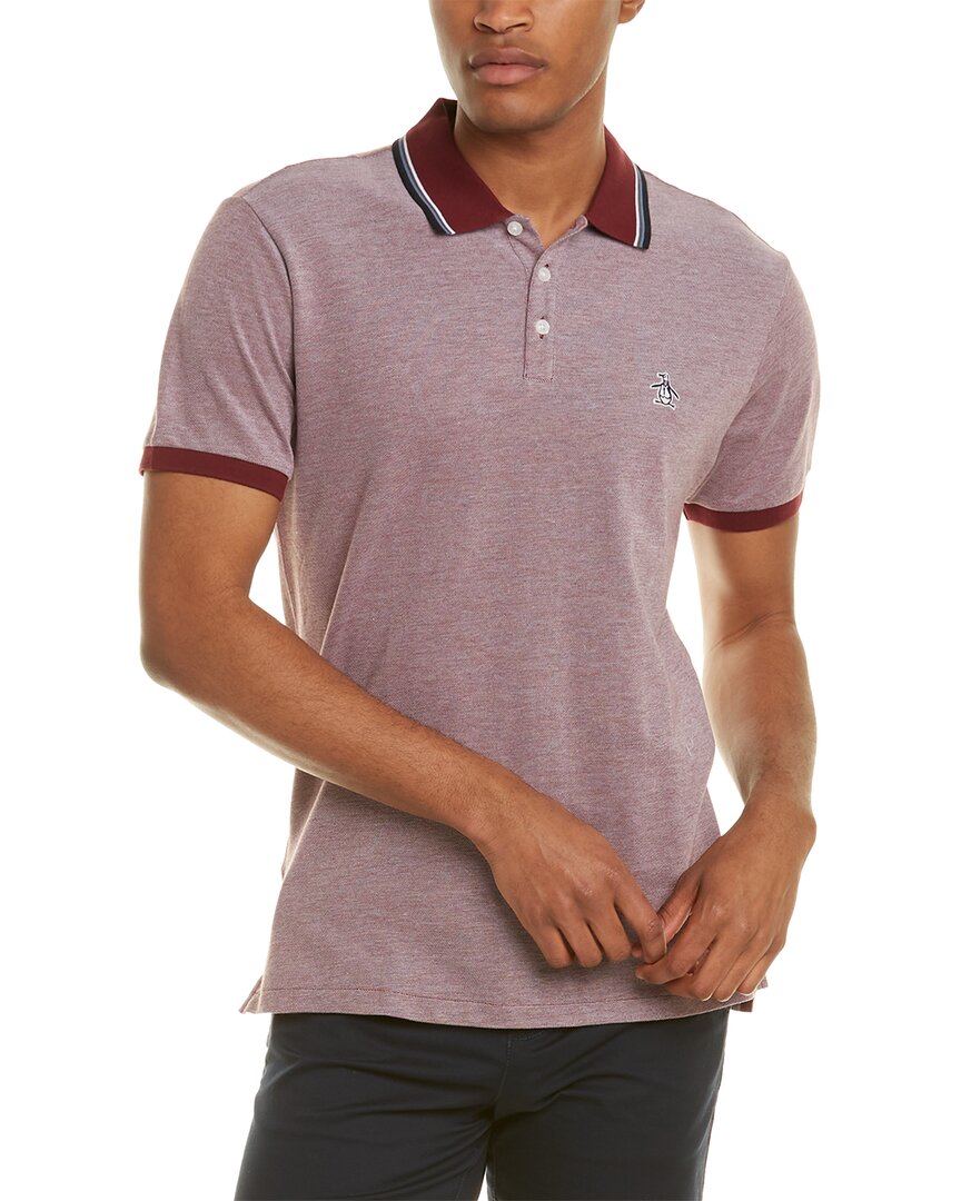 Original Penguin Tipped Birdseye Polo Shirt