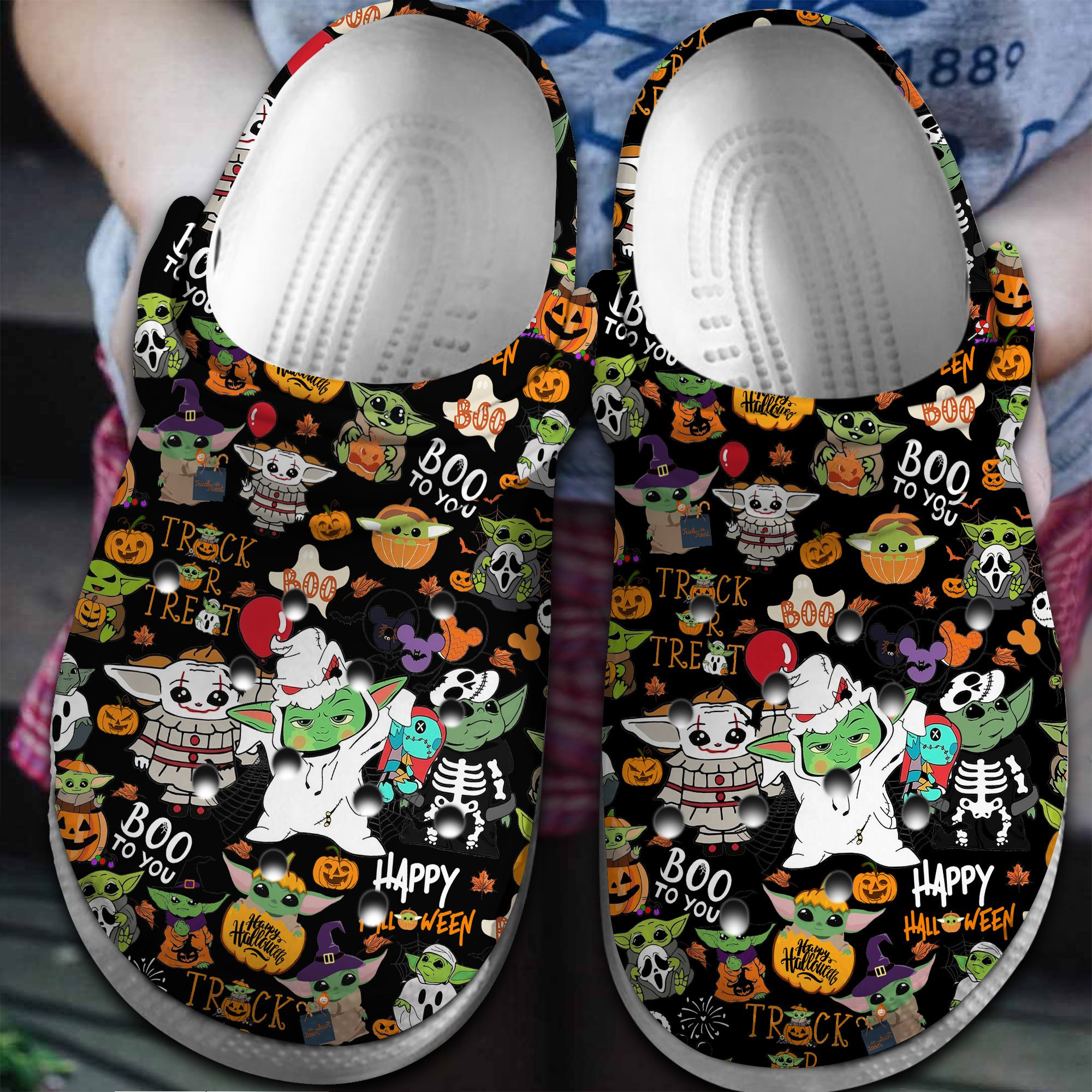Oogie Boogie Bash Movie Crocss Clogs For Men Women And Kid Bm1411-2187-2