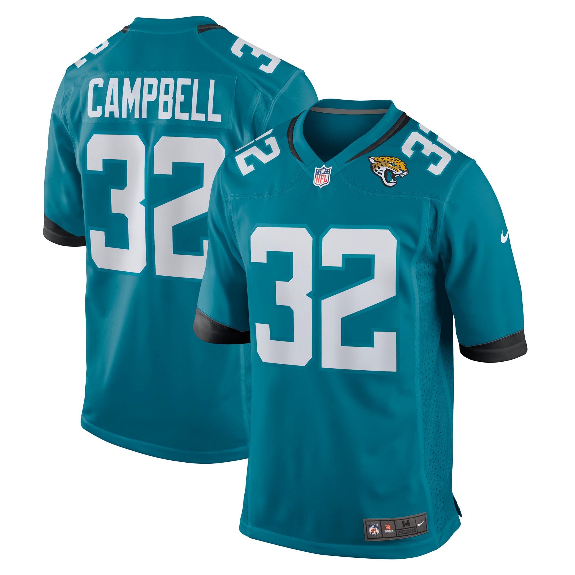 Tyson Campbell Jacksonville Jaguars Game Jersey – Teal