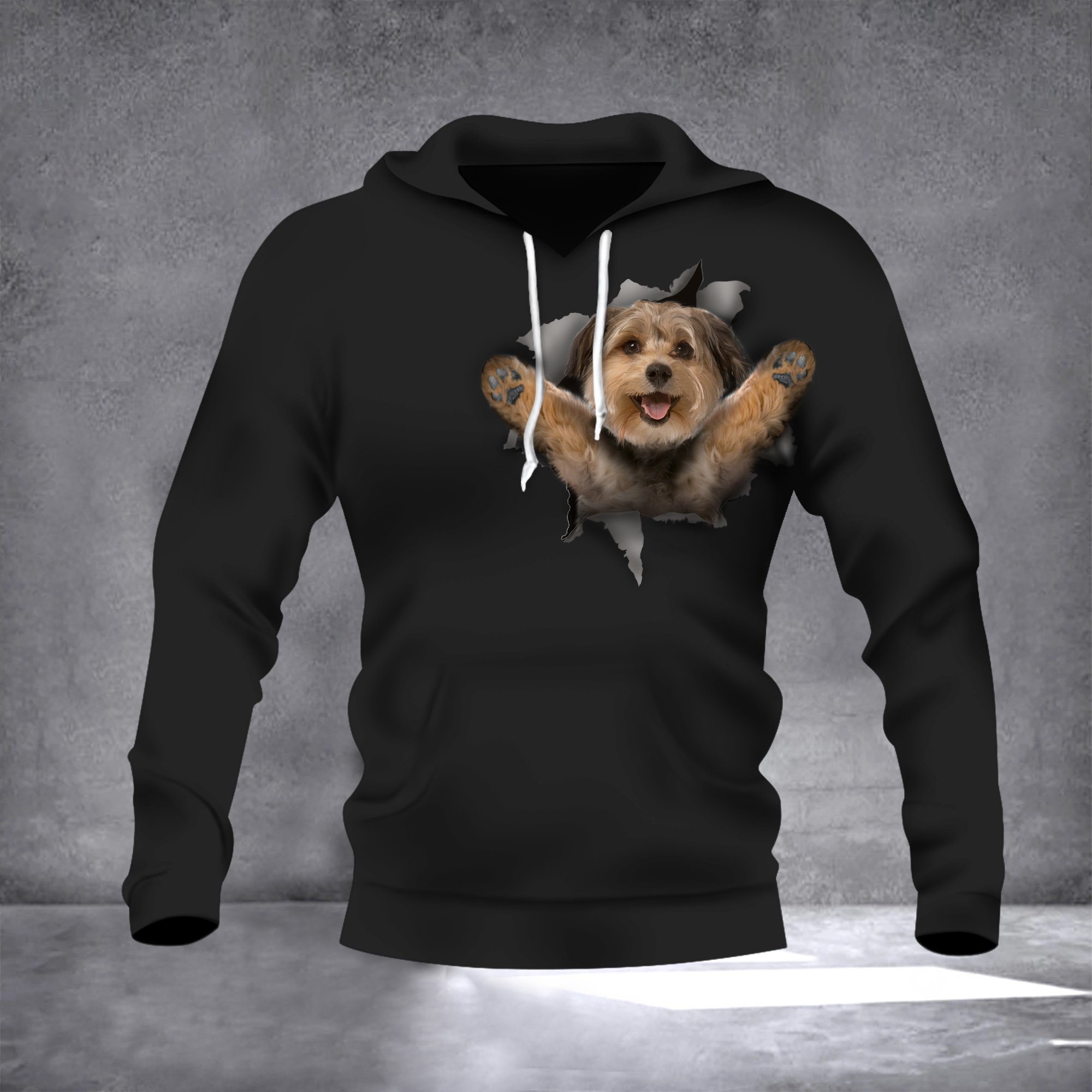 Yorkie Dog 3D Hoodie Cute Animal Graphic Hoodie Unique Gift For Dog Lover Yorkie Merchandise