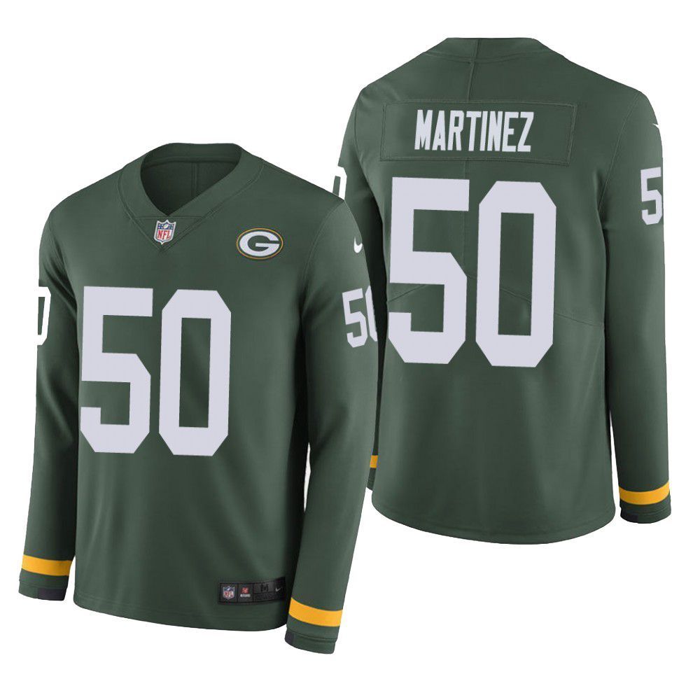 Green Bay Packers Blake Martinez Therma Long Sleeve Mens Jersey Green