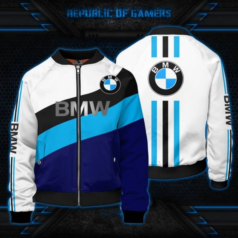 Bmw Car All Over Print Bomber Jacket V3