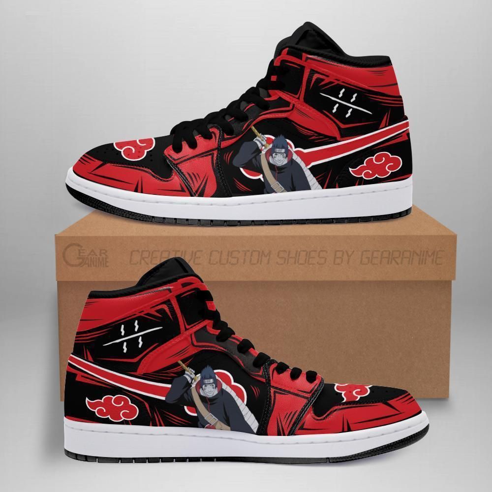 Akatsuki Kisame Sneakers Custom Anime Naruto Shoes Fan Gifts Unisex Men Women